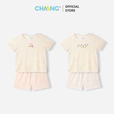 [CHAANG 9M-5Y] Bộ cộc cúc vai Wild cho bé gái và bé trai