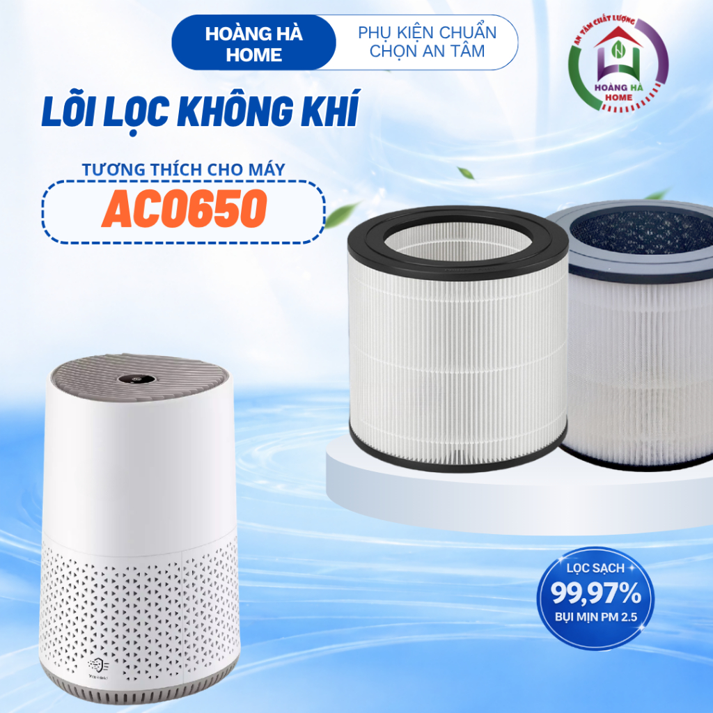 Lõi lọc không khí tương thích cho máy lọc không khí AC0650 - Màng lọc không khí FY0611