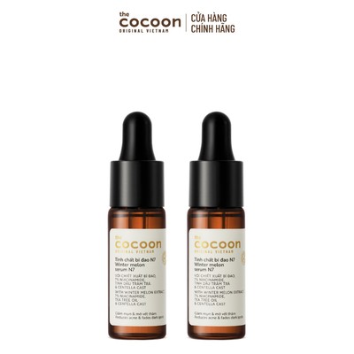 HÀNG TẶNG KHÔNG BÁN - Combo 2 Trial size - Tinh chất bí đao Cocoon 5ml