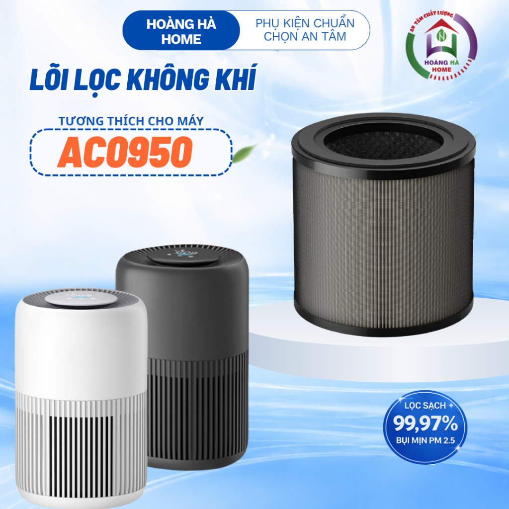 Lõi lọc không khí HOÀNG HÀ HOME AC0950 - Lõi lọc không khí FY0910 - Lõi lọc tương thích với máy lọc 