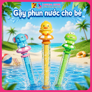 Súng nước đồ chơi cho bé súng bắn nước cho trẻ hoạt hình màu sắc dễ thương DCVD17 KIDS GARDEN