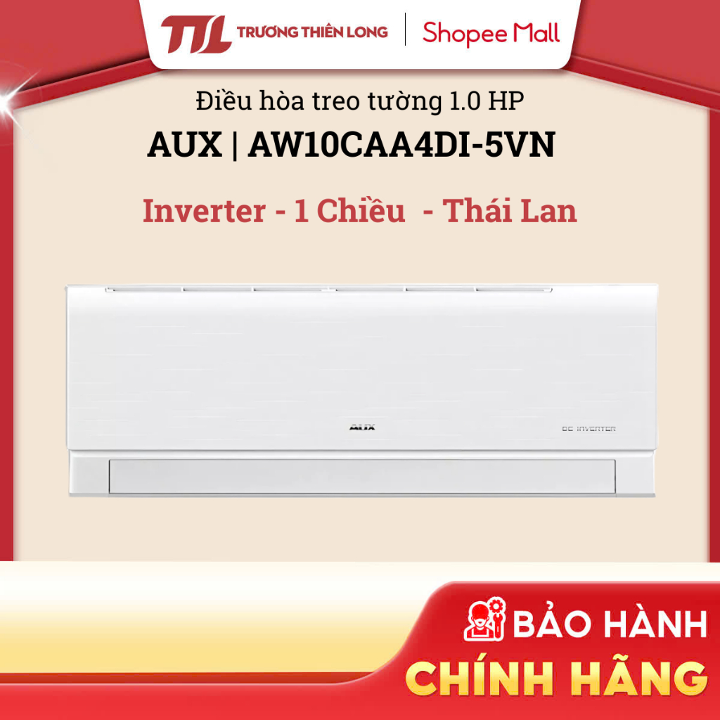 Máy Lạnh Aux Inverter AW10CAA4DI-5VN | AW13CAA4DI-5VN | AW18CAA4DI-5VN | AW24CAA4DI-5VN [TOÀN QUỐC]