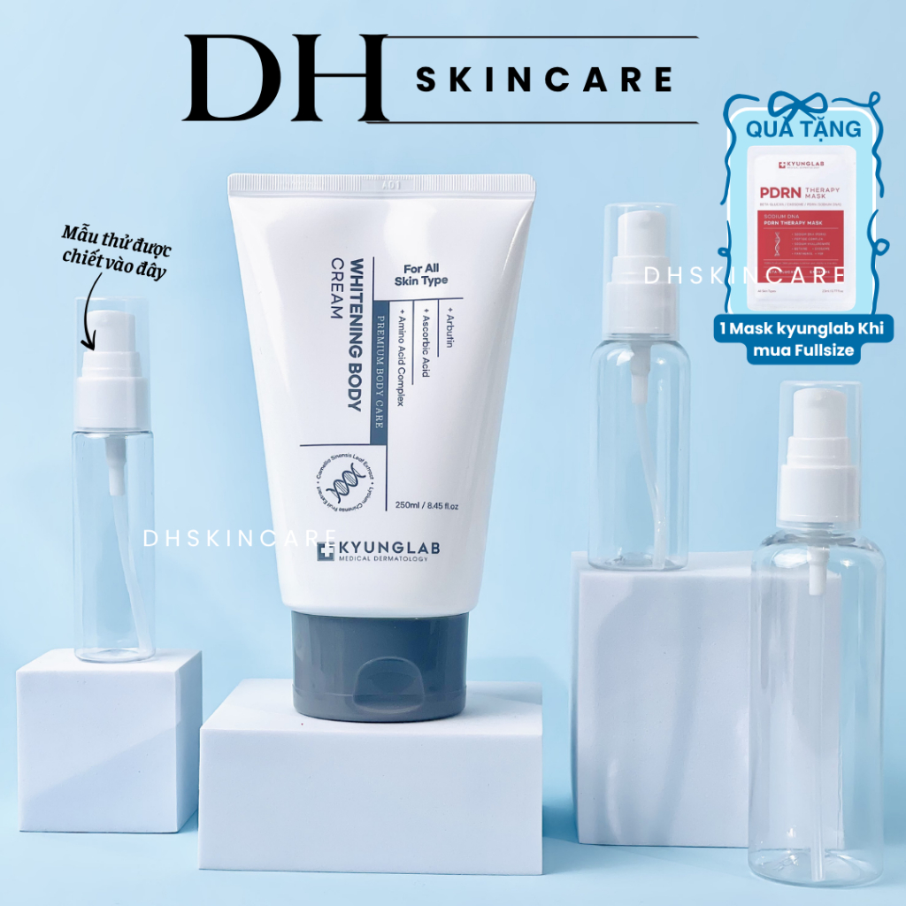 Kem Dưỡng thể Nâng Tone Body KyungLab Whitening Body Cream 250ml