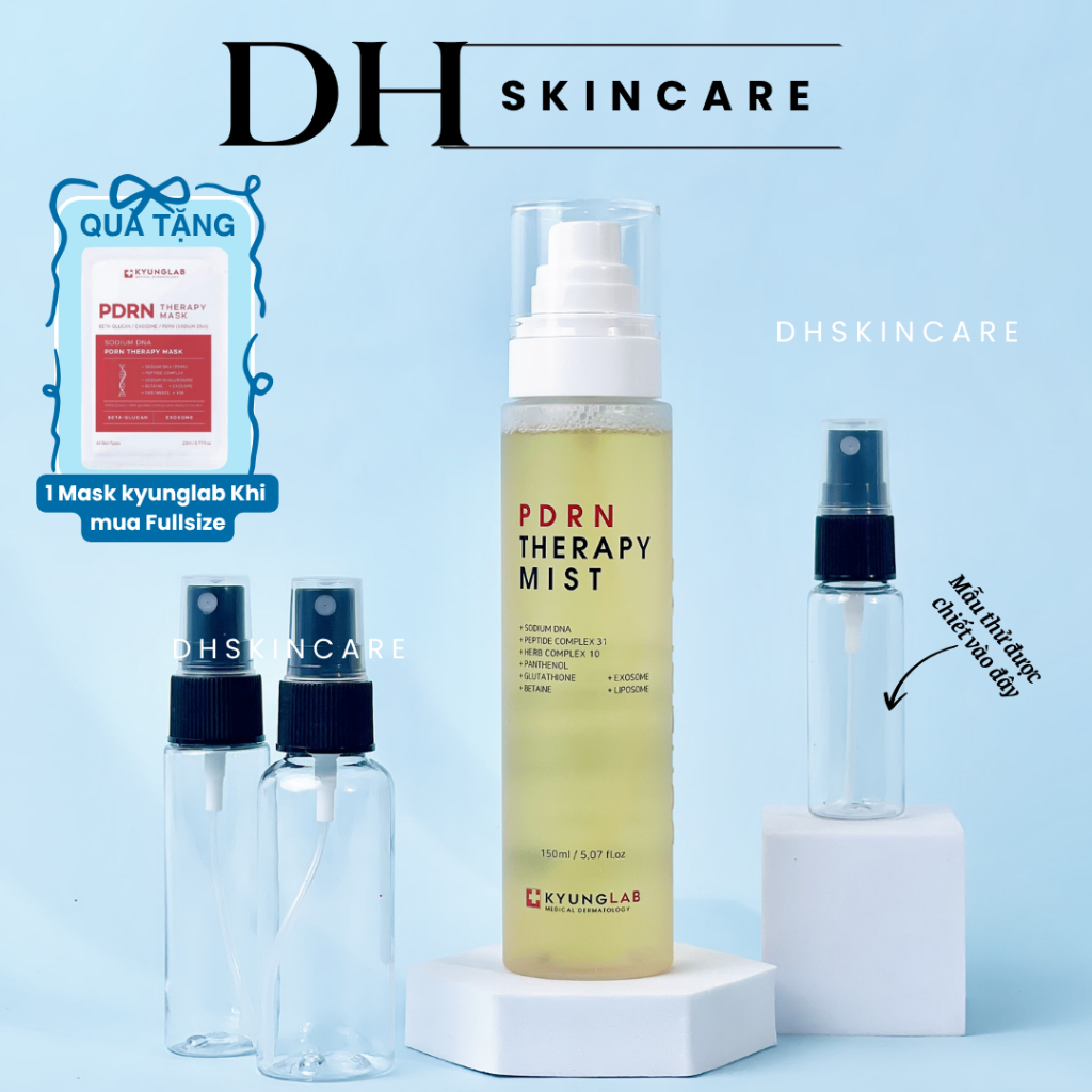 Xịt khoáng tế bào gốc KyungLab PDRN Therapy Mist dưỡng ẩm, phục hồi bảo vệ da 150ml Dhskincare