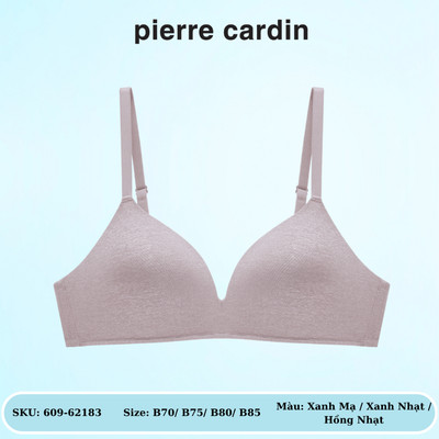 Áo lót nữ 609-62183, không gọng, mút mỏng, cúp xéo,