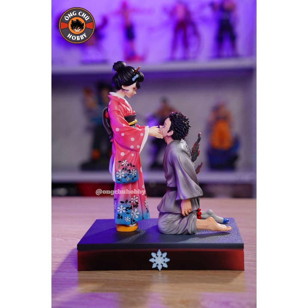 Mô hình Akaza & Koyuki – Kimetsu No Yaiba cao 26,5cm- Mô hình Demon Slayer