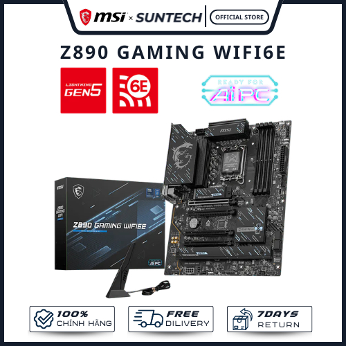 Mainboard MSI Z890 GAMING WIFI6E - Socket LGA 1851, Tối Ưu Chi Phí Build PC Intel Core Ultra