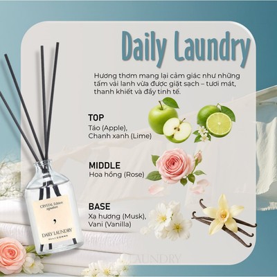 Tinh Dầu Khuếch Tán Hàn Quốc Daily Laundry DAILY COMMA 100ml