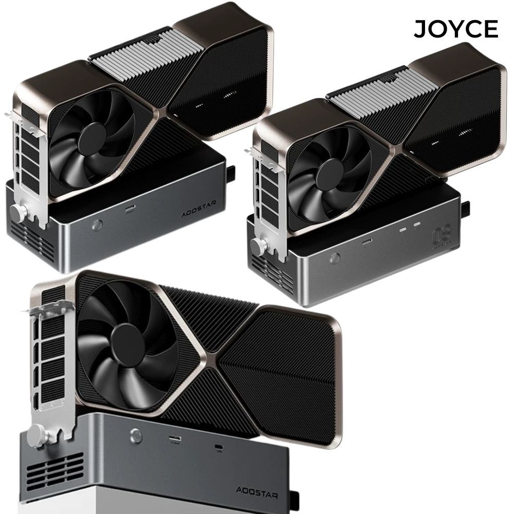 Máy eGPU AooStar AG01 - AG02 - AG03. Gắn GVA rời cho mini PC Laptop