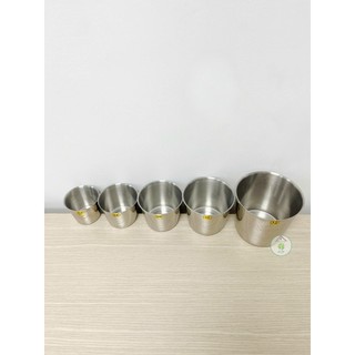 Set 5 - 10 Ly làm đá inox 201 (đường kính 10cm - 12cm)