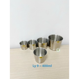 Set 5 - 10 Ly làm đá inox 201 (đường kính 10cm - 12cm)