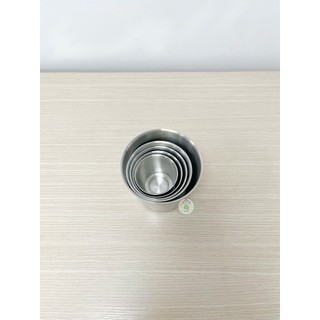 Set 5 - 10 Ly làm đá inox 201 (đường kính 10cm - 12cm)
