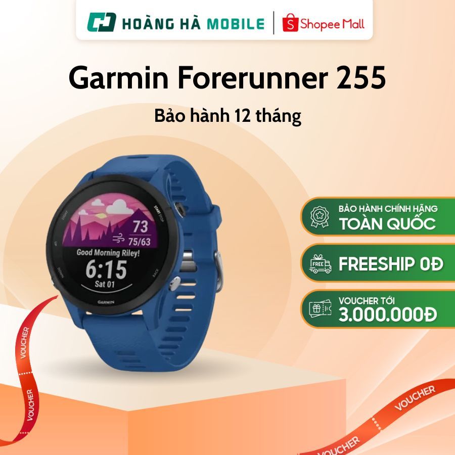 Đồng hồ thông minh Garmin Forerunner 255/ GarminForerunner 165 - Chính hãng