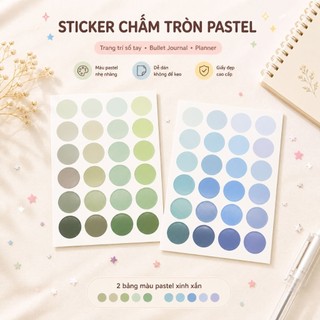 STICKER CHẤM DOT TO