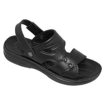 Sandal đế bằng nam Bita's SUM.139 (Đen + Nâu + Vàng bò)