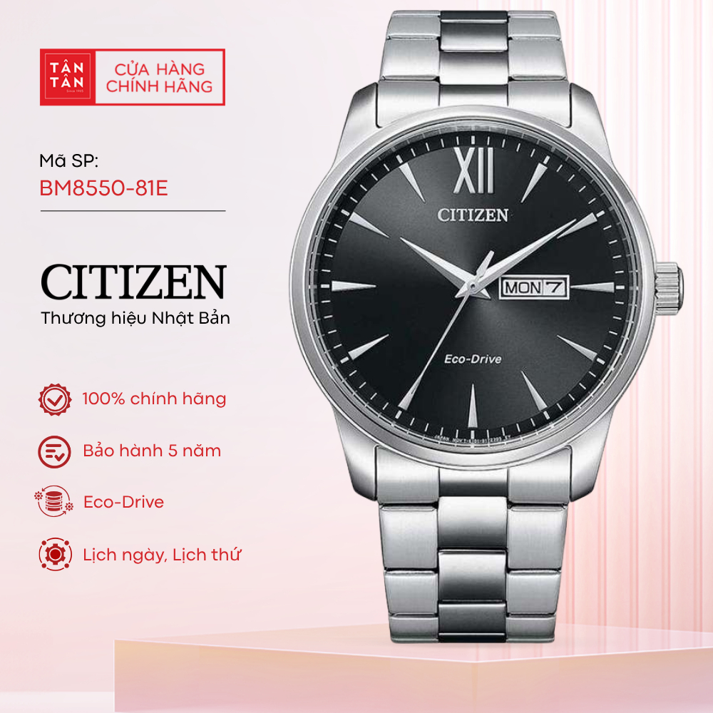 Đồng Hồ Nam Citizen  BM8550-81E Eco-Drive 41.8mm - Đồng Hồ Tân Tân