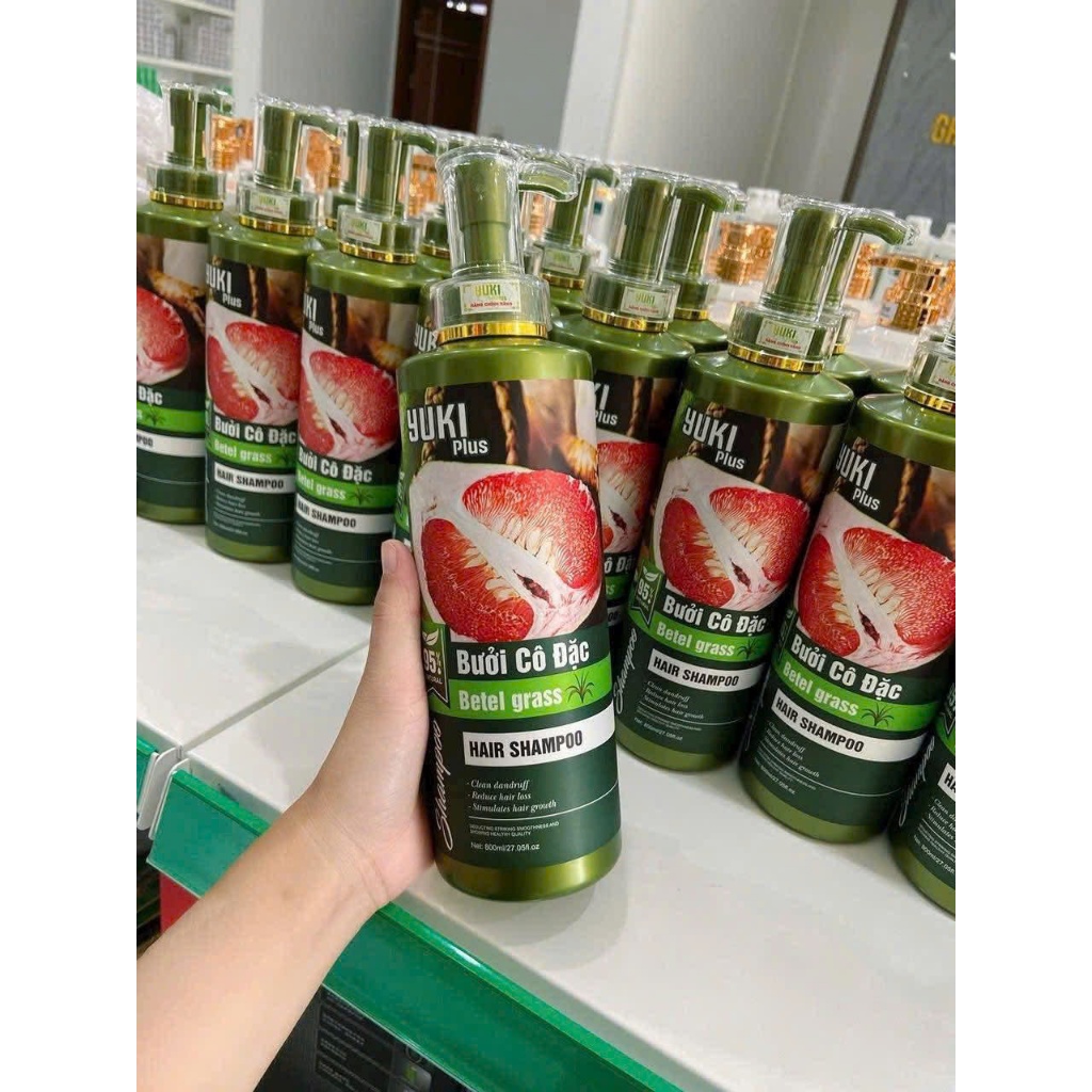 YUKI PLUS - DẦU GỘI BƯỞI CÔ ĐẶC - 800ML