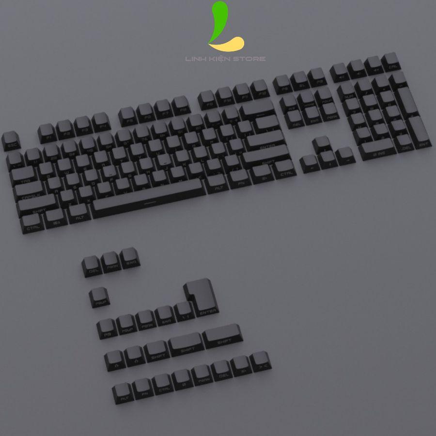 Keycap Profile OEM Chất Liệu Nhựa ABS - Keycap 131 Nút Phát Sáng