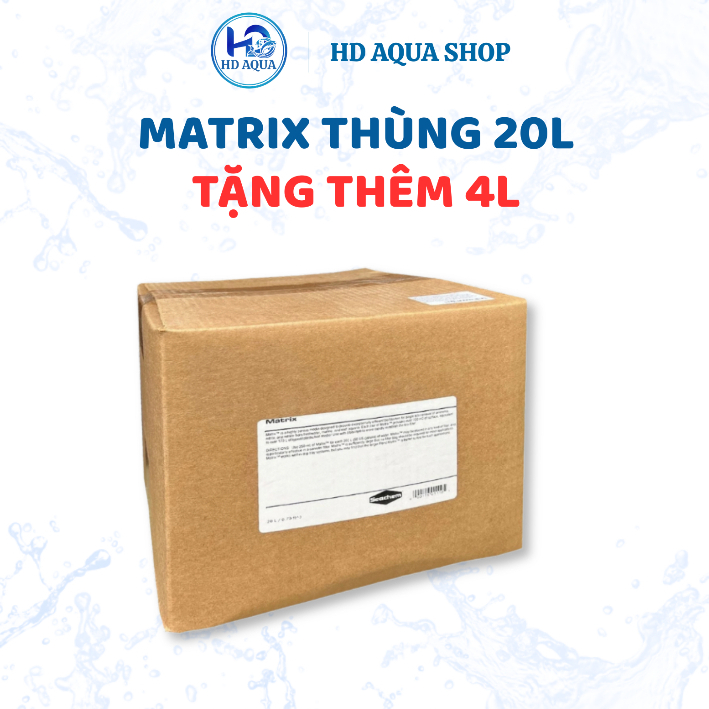 (Tặng Matrix thêm)Thùng Matrix 20L - Vật liệu lọc Matrix Pond, Matrix thường cho bể cá cảnh