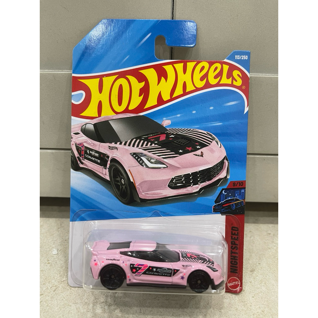 Xe mô hình đồ chơi Hotwheels cơ bản 1:64 - Corvette C7 Z06