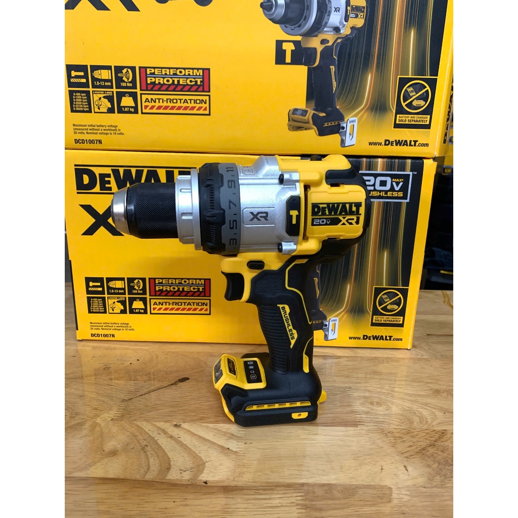 Máy khoan pin DEWALT DCD1007 chính hãng