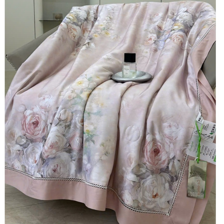 Chăn mền hè lụa tencel 120s làm từ gỗ tự nhiên nên rất mềm mại kích thước 2mx2m3_ Nice House