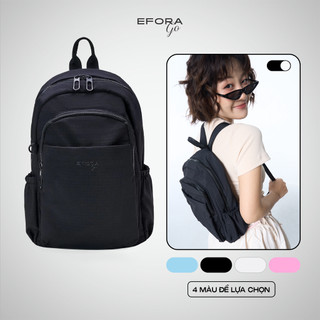 Balo unisex EFORA Go 7C-EG-8802-BL Ripstop màu đen