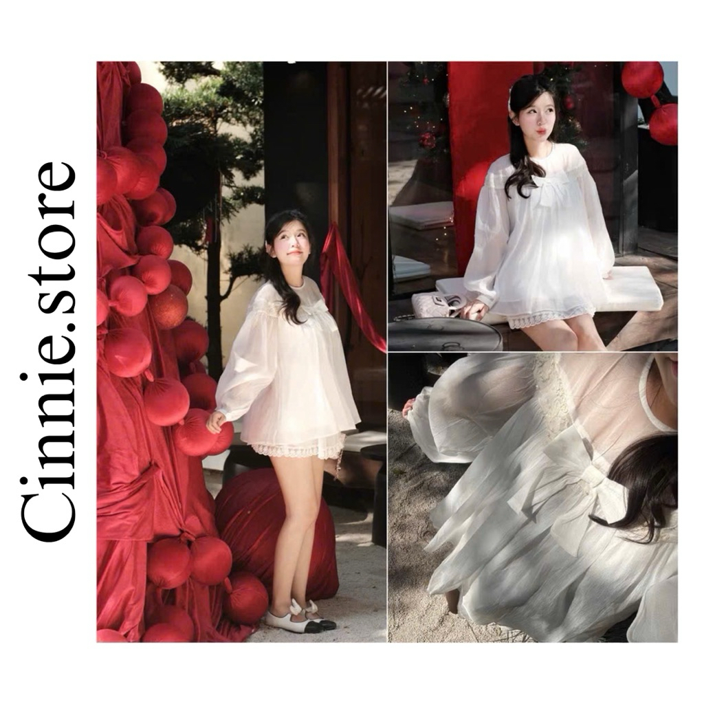 SET BABYDOLL VOAN TƠ PHỐI NƠ | Cinnie.store