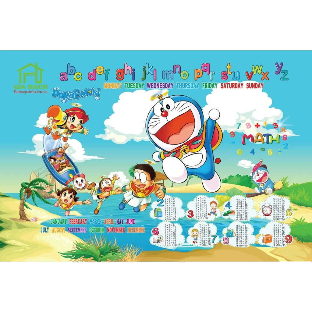 Bàn Học Sinh Chân Ống Kích Thước 50x70 (RxD)