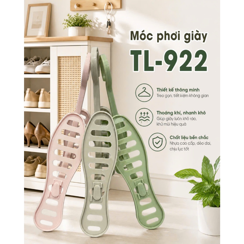 Móc phơi giầy nhựa TL922
