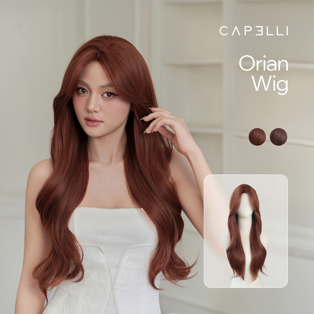 Tóc Giả Nguyên Đầu CAPELLI Xoăn Lơi Mái Bay Orian Wig