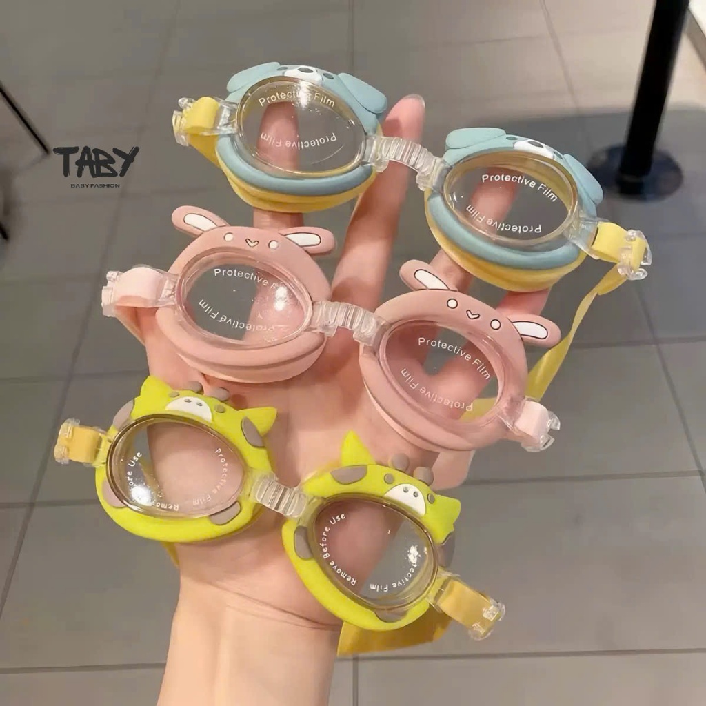 KINHBOI Kính bơi Taby Kids dễ thương có thể điều chỉnh cho bé trai bé gái