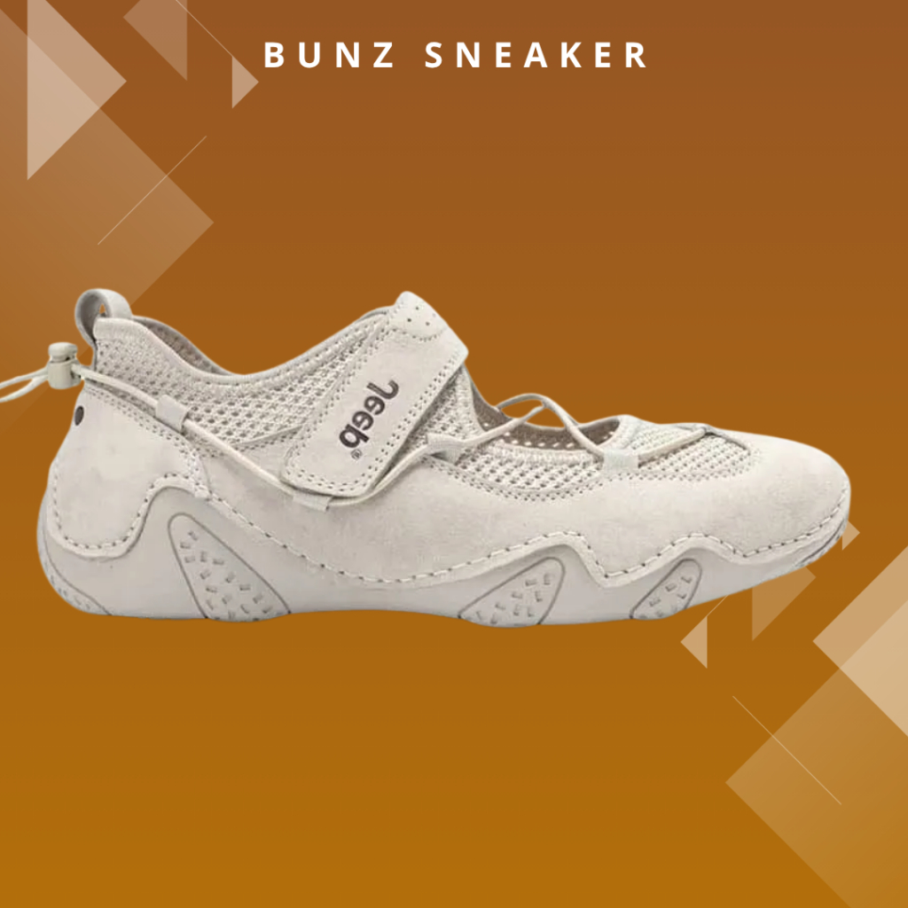 [ Chính Hãng ] Giày Jeep Mary Jane Outdoor Shoes Grey 501. Giày Búp Bê Đế Bệt Có Dây Chéo Dành cho N