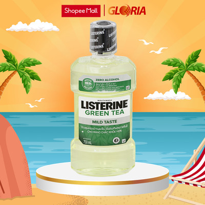 Nước Súc Miệng Trà Xanh Listerine Không Cồn 750ml