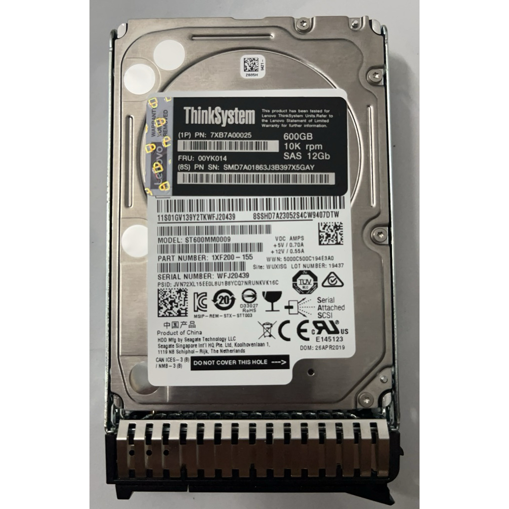 HDD Server Thinksever 600gb