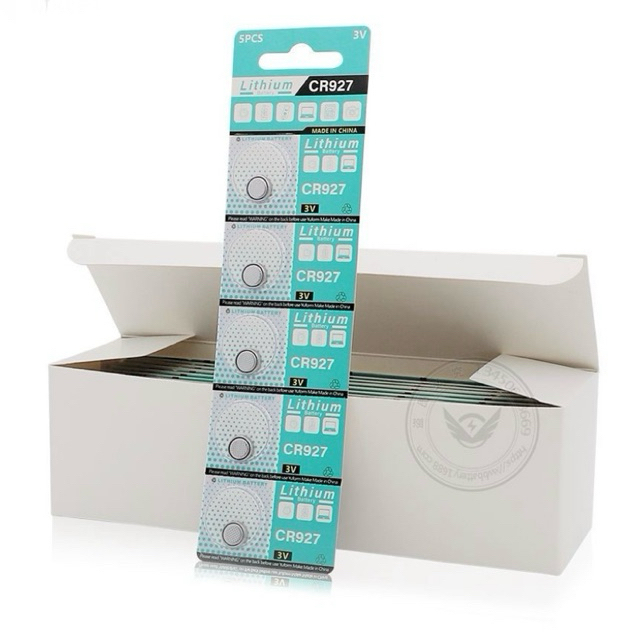 Pin Cúc Áo CR927-Vỉ 5 Viên