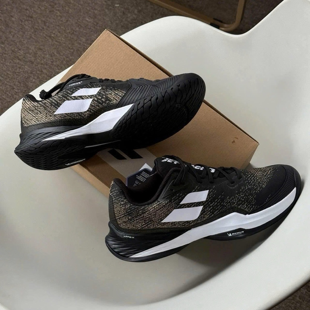 [Chuẩn Chính Hãng 💯] Giày Tennis/Pickleball Babolat Jet Mach 3 All Court ‘Black’ 3A0S25B629-2001