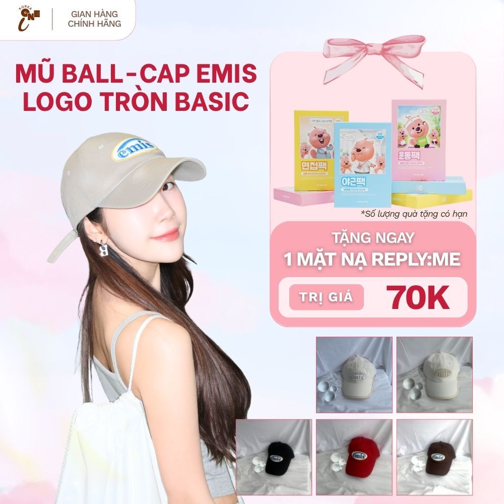 Mũ Ball-Cap EM-15 EMIS logo tròn mới