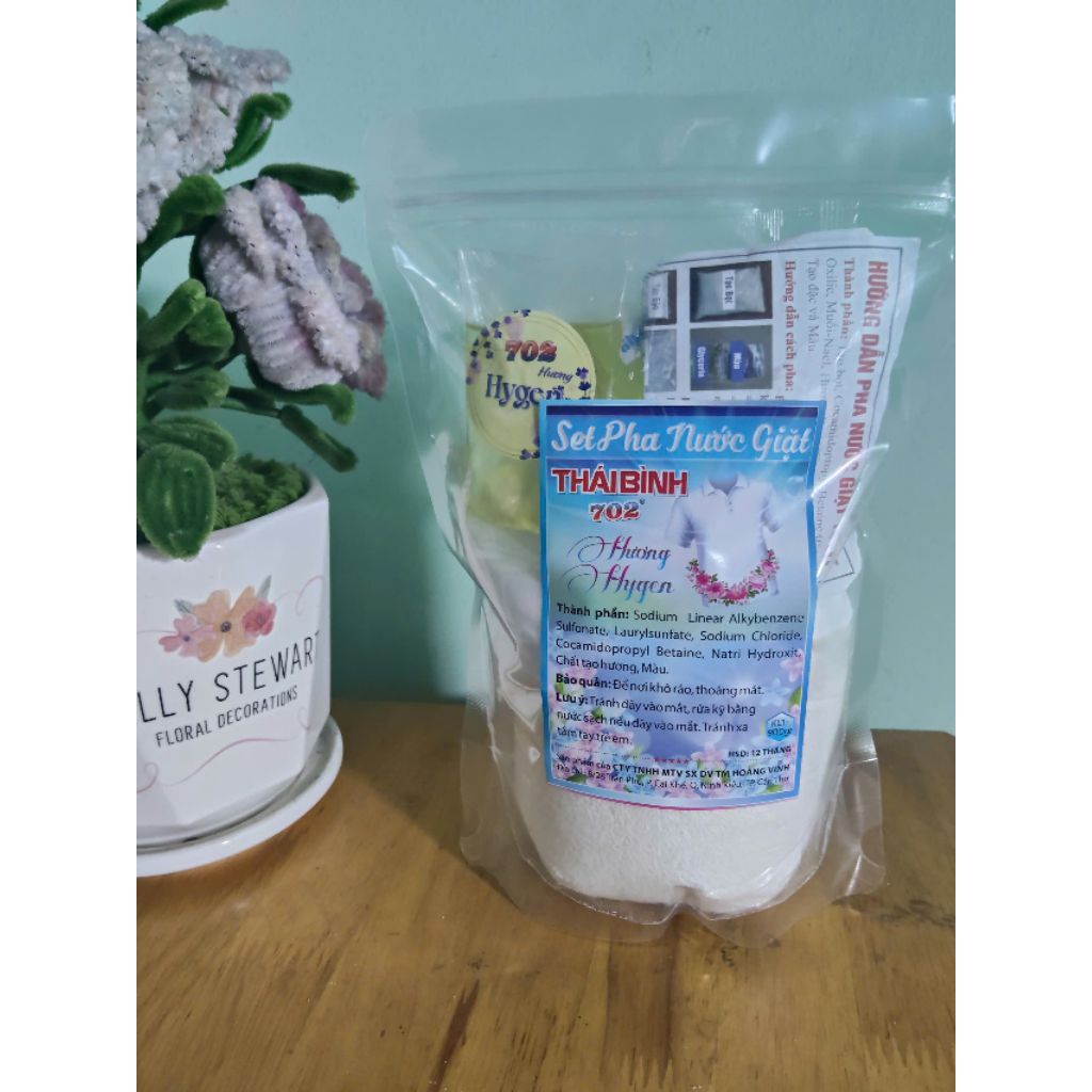 Bột phần pha nước giặt phần 10 lít hương hoa Hygen( Thơm hương  Hygen, sạch quần áo, dễ pha chế, an 