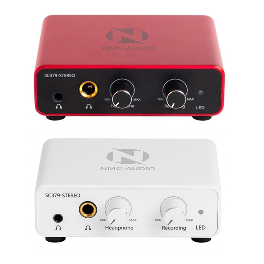 Hộp phát sóng trực tuyến NMC Audio SC379 V2 Stereo, box livestream cho điện thoại, kết nối sound car