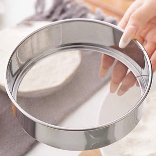 Rây bột inox tròn không cán