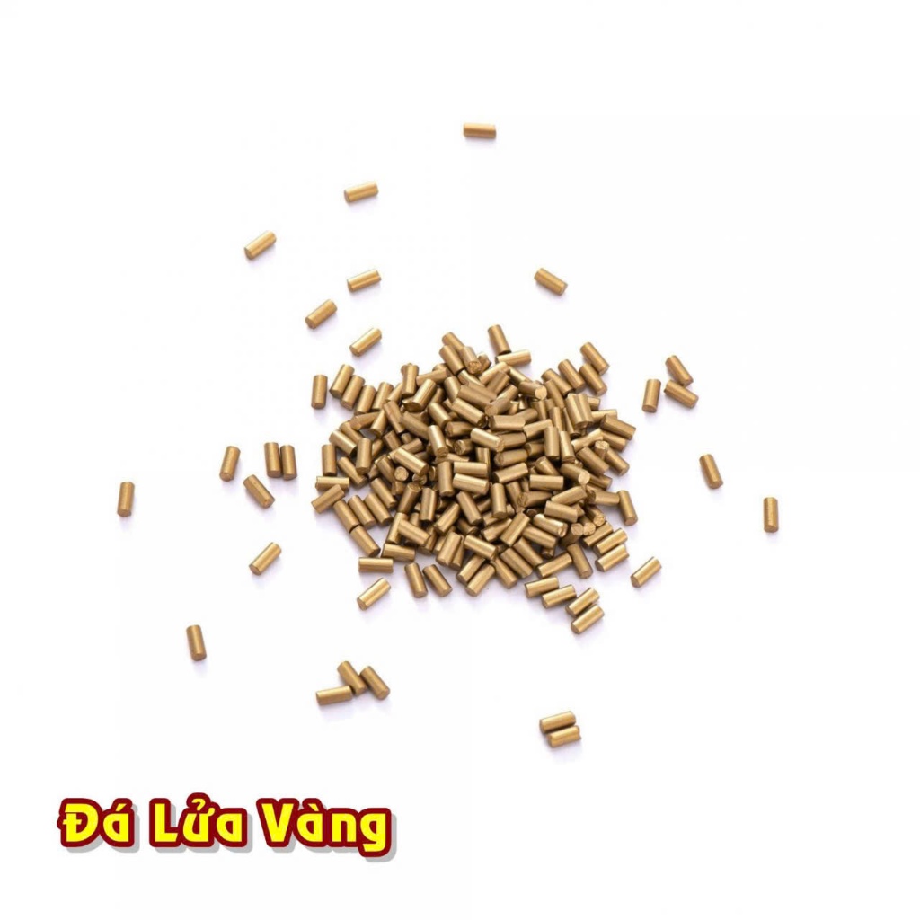 Đá lửa Zippo màu vàng  – bịch 20 gram, Kích Thước Chuẩn Zippo, Bén Lửa, Bền Lâu