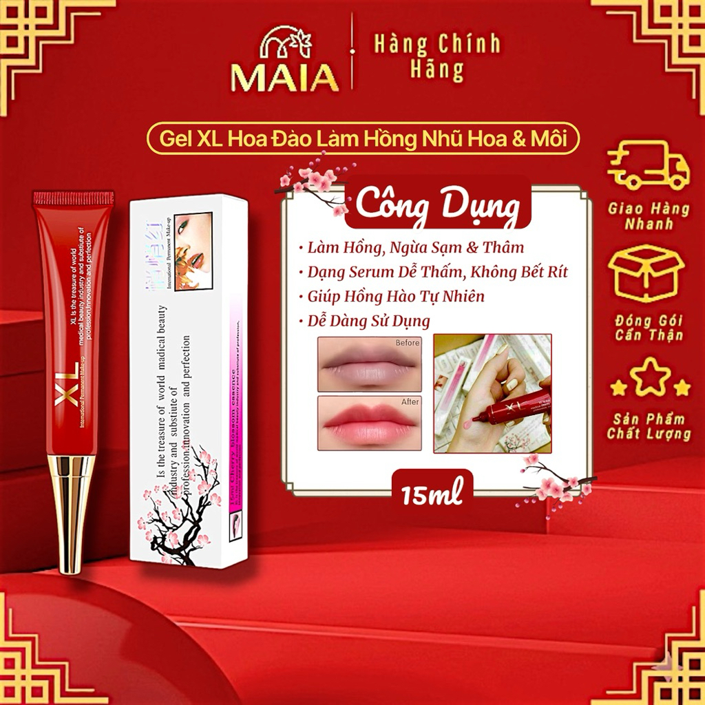 [ Che Tên ] Gel Xl Dưỡng Hồng Môi & Hồng Nhũ 🌸 Dưỡng Ẩm Hiệu Quả