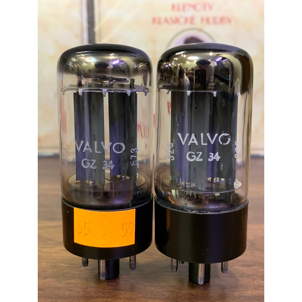 Bóng đèn nắn nguồn GZ34/ 5AR4  Valvo F32 - DD getter - Made in Germany - Test mạnh trên TV7 (giá cho