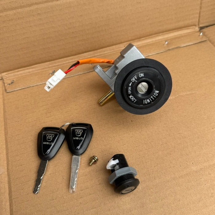 Khóa bộ xe điện Vespa Pansy S3,S4 Dibao hàng chính hãng