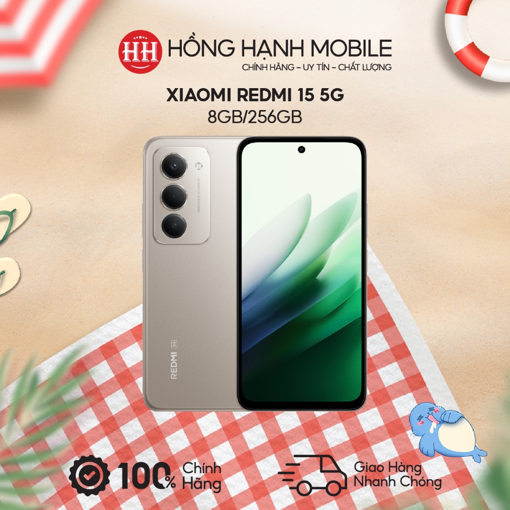 Điện Thoại Xiaomi Redmi 15 5G 8GB/256GB - Hàng Chính Hãng | BigBuy360 - bigbuy360.vn