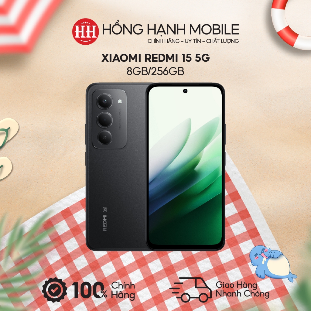 Điện Thoại Xiaomi Redmi 15 5G 8GB/256GB - Hàng Chính Hãng | BigBuy360 - bigbuy360.vn
