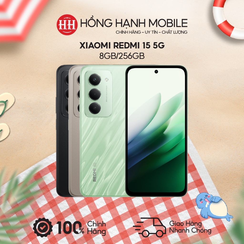 Điện Thoại Xiaomi Redmi 15 5G 8GB/256GB - Hàng Chính Hãng | BigBuy360 - bigbuy360.vn