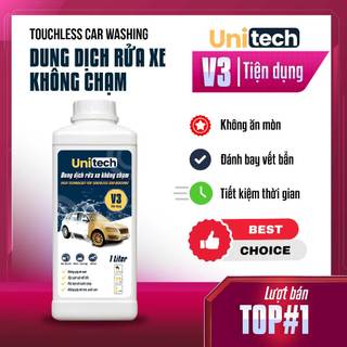 Nước Rửa Xe Bọt Tuyết Không Chạm UNITECH 1L, Dung Dịch Rửa Xe Không Chạm Siêu Mạnh