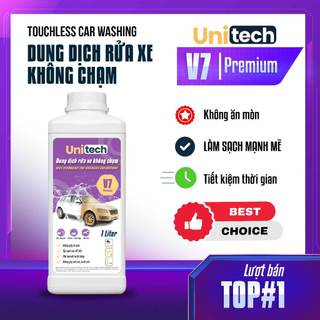 Nước Rửa Xe Bọt Tuyết Không Chạm UNITECH 1L, Dung Dịch Rửa Xe Không Chạm Siêu Mạnh